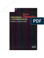 Hegemonia o Supervivencia Chomsky