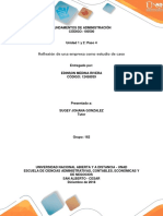 Reflexión sobre el proceso administrativo en Almacenes TIA