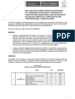 Convocatoria Programa Secundaria 2019 Responsable Pedagógico y Tutor 17 de Mayo 1