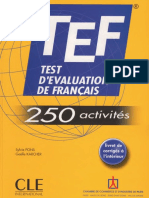 TEF Test D'evaluation de Français - Text