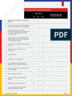 Electrical Safety Checklist 160418