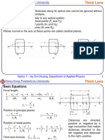 Thick Lens:: Optics 1 - by Dr.H.Huang, Department of Applied Physics 1