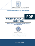  Costos en Una Empresa Industrial