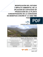 Ampliación Planta Concentradora Chicrin 5000 TMD