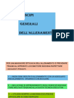 1 Lezione Principi Generali Dell'allenamento PDF