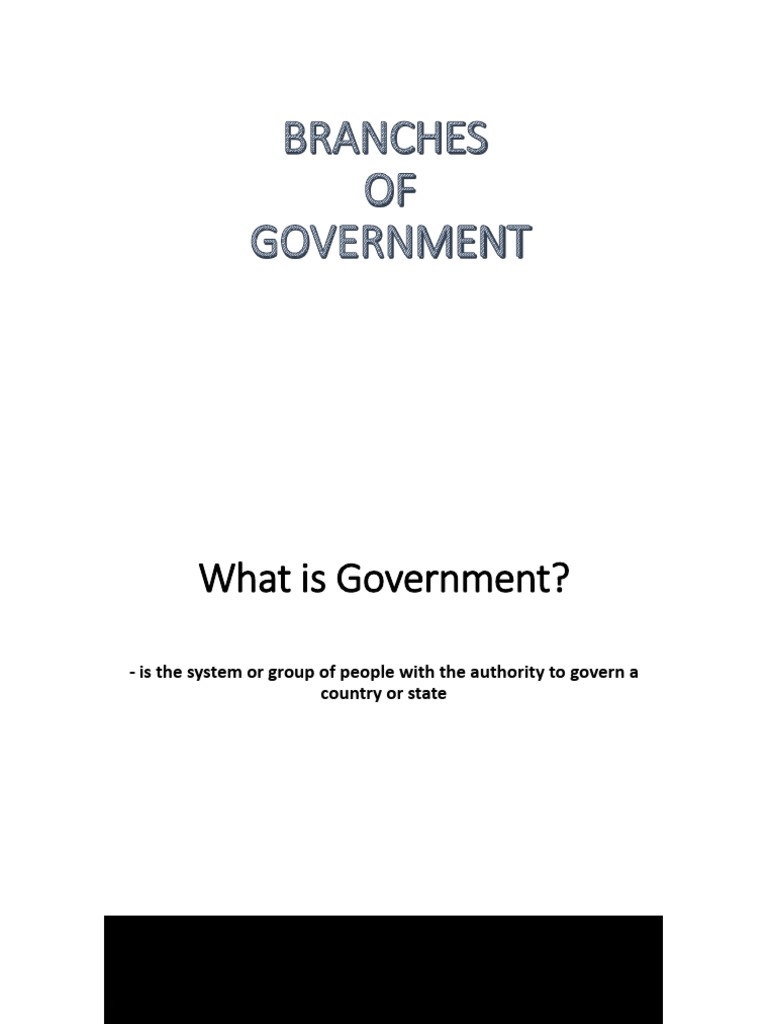 The Three Branches of Government | PDF | Supreme Courts | Separation Of ...