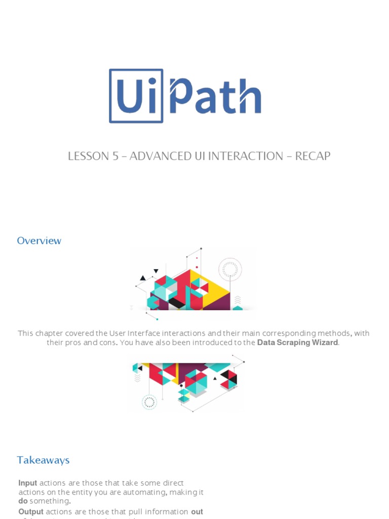Advance Ui Interaction Like Data Scraping PDF | PDF | Optical Character ...