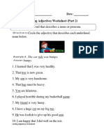 Adjectives Circling P 2 Beginner PDF