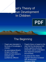 Piaget's Theory of Cognitive Development in Children