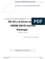 informe kissinger