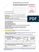 1) Supplementary Information Requirment Sheet - Pvt. Ltd.