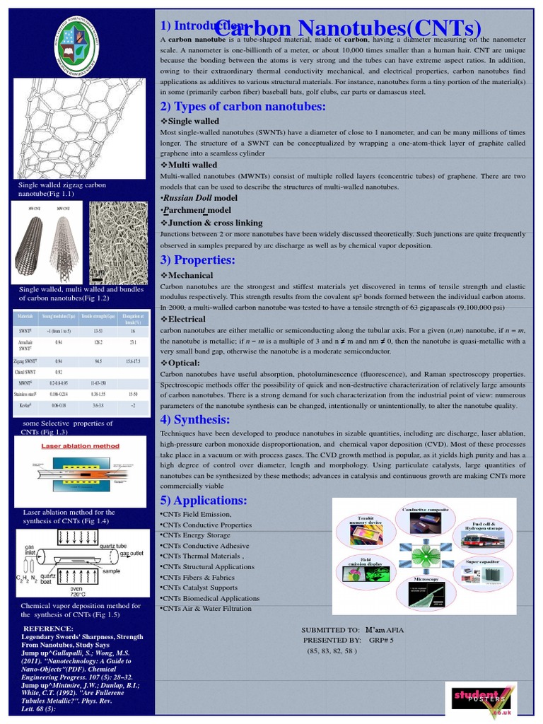 Cabon Nanotubes | PDF | Carbon Nanotube | Materials Science