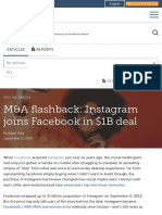 M&A Flashback: Instagram Joins Facebook in $1B Deal - PitchBook