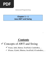 Chapter 1 - 1 Java AWT and Swing: Advanced Programming