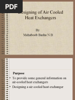 Designing of Air Cooled Heat Exchangers: by Mehaboob Basha N.B