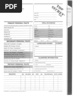 Top Secret Agent Dossier Template | PDF