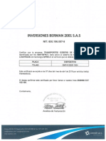 Certificacion Satelital VH TDL492 PDF
