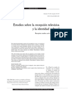 Estudios Sobre La Recepción Televisiva y La Identidad Cultural Nilda Jacks Brasil