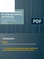 Materials Development For Language Learning and Teaching - PPTX Adlı Dosyanın Kopyası