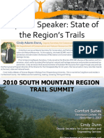 Cindy Dunn: State of The Region's Trails