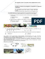 13 de Junio Evaluacion Adaptaciones de Los Seres Vivos Segundo