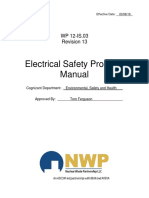 Electrical Safety Program Manual: WP 12-IS.03 Revision 13