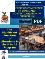 Function Od A Librarian