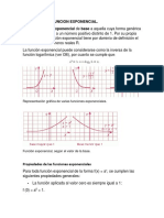 Definicion de Funcion Exponencial