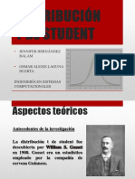 DISTRIBUCION T STUDENT Presentacion