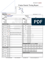 Canine Genetic Testing Report: Harley of Origins