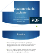 Charla Sobre Ley de Autonomia Del Paciente