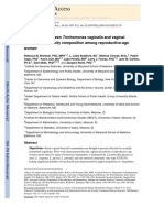 [2012] Association Between Trichomonas Vaginalis and Vaginal Bacterial Community Composition Among Reproductive-Age Women.