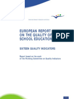 European Report Qality School Education