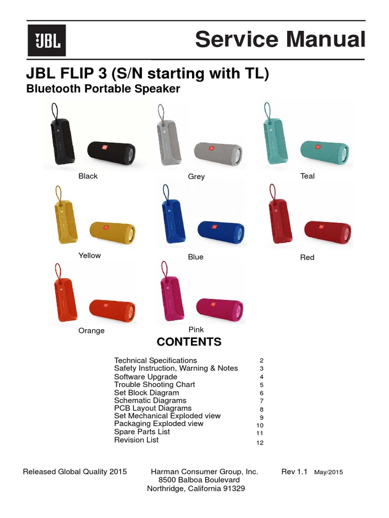 JBL Flip 3 SM | PDF | Battery Charger | Rechargeable Battery