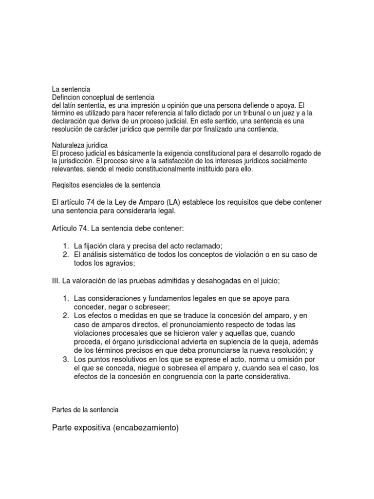 La Sentencia | PDF | Res Judicata | Ley procesal