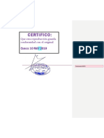 Certificación Notarial