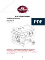 General Power Products: Portable Electric Generator