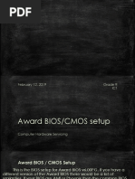 Award Bios - Cmos Setup