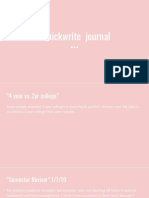 Quickwrite Journal