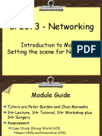 CP2073 - Networking: Introduction To Module Setting The Scene For Networking