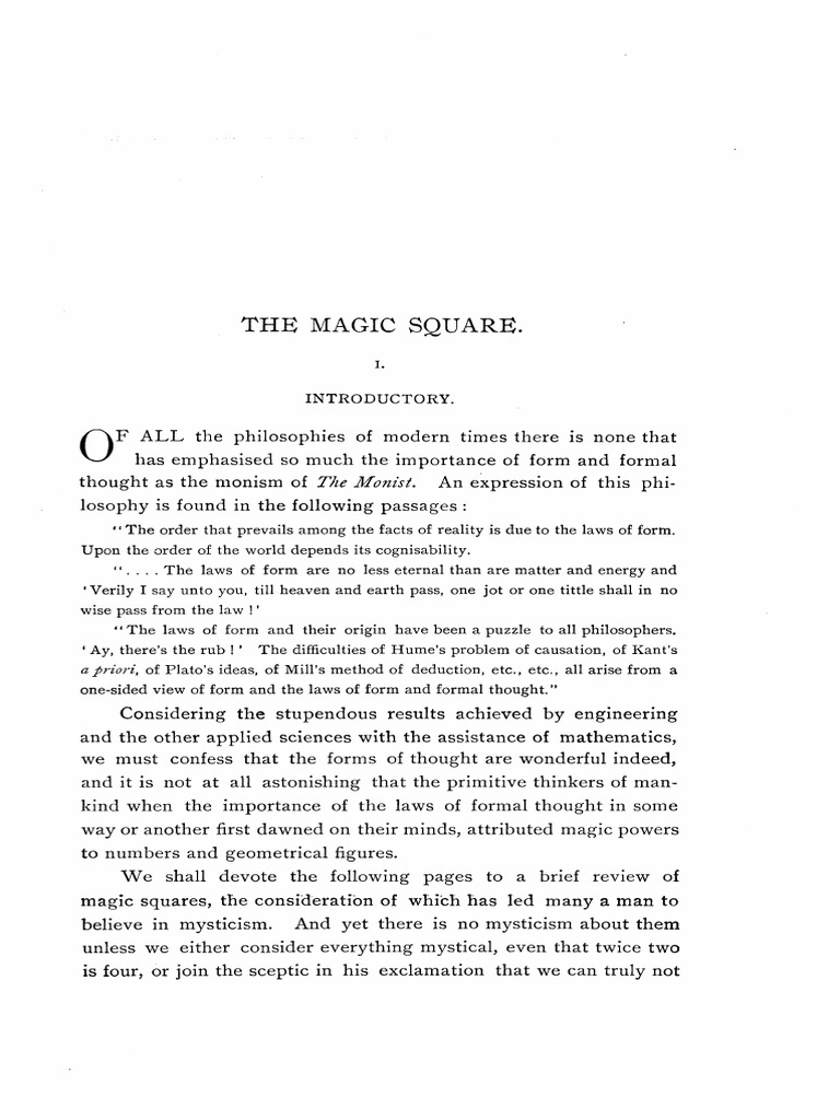 Understanding Magic Squares Explained | PDF | Teaching Mathematics