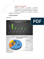 Análisis Estadístico de Los Datos