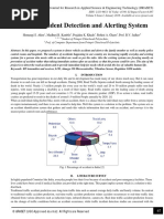 Vehicle Accident Detection and Alerting System