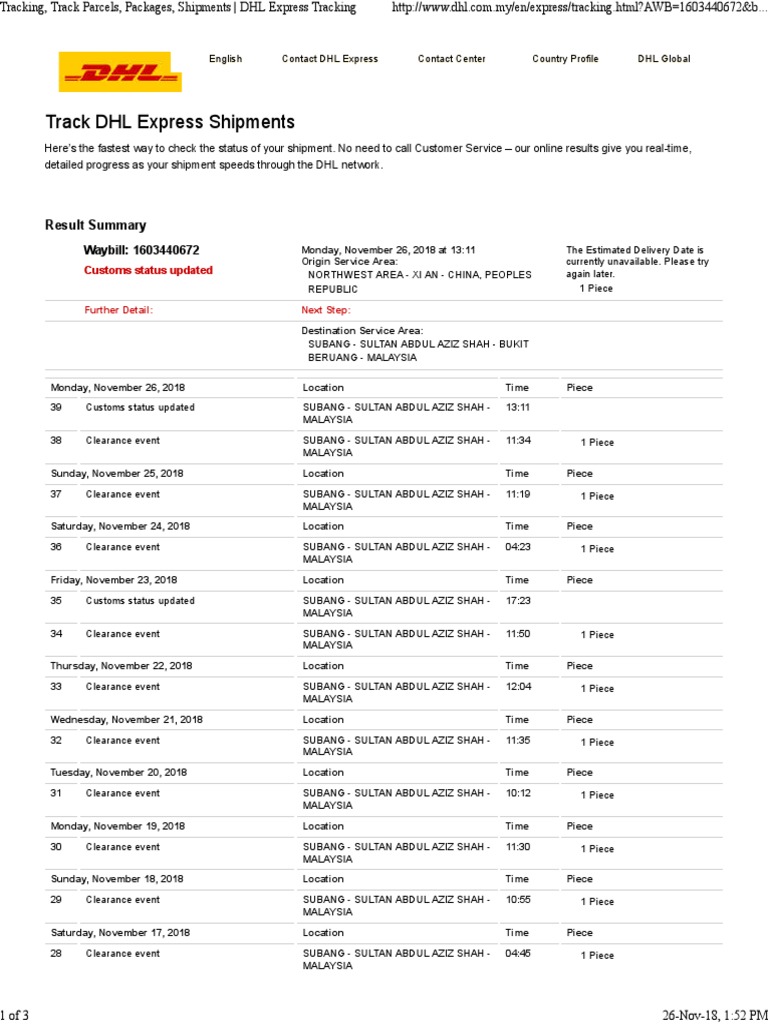 Tracking Track Parcels Packages Shipments Dhl Express Tracking Business