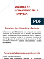 Aprovisionamiento y Gestión de Compras