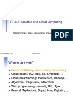 IT-318: Scalable and Cloud Computing: Programming at Scale Concurrency and Consistency