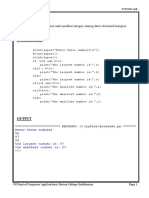 Largest & Smallest Integers Python Program