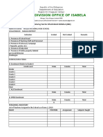 2019 Oplan Balik Eskwela Monitoring Tool