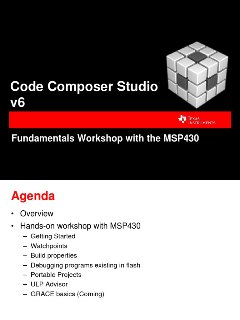 CCS v6 Workshop for MSP430 Users | PDF | Computer File | Digital Technology