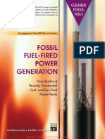 Fossil Fuel Fired Power Generation Case Studies of Recently Constructed Coal and Gas Fired Power Plants